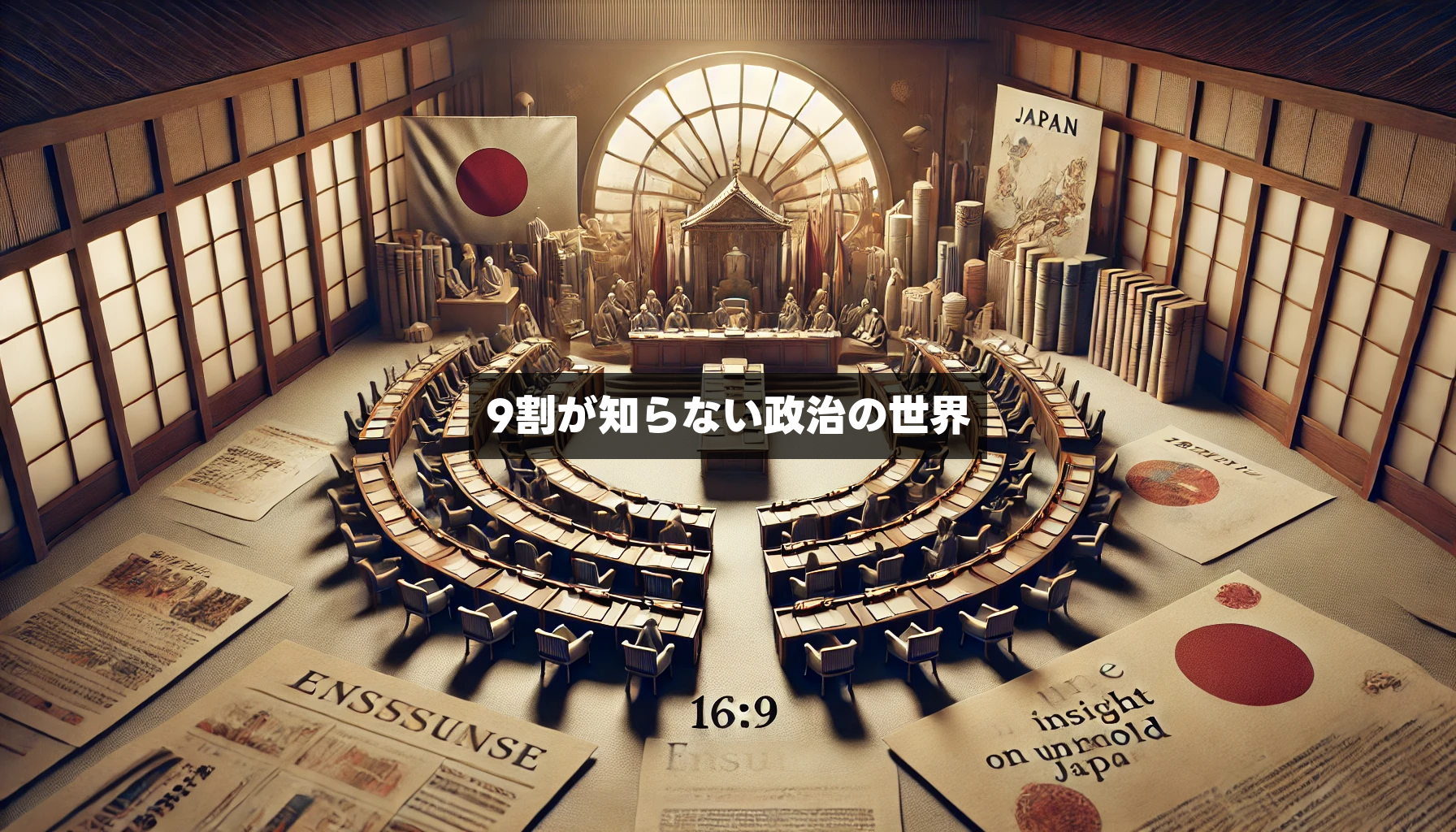 9割が知らない政治の世界～初心者でもわかる！政治の仕組みと意外なトリビア～