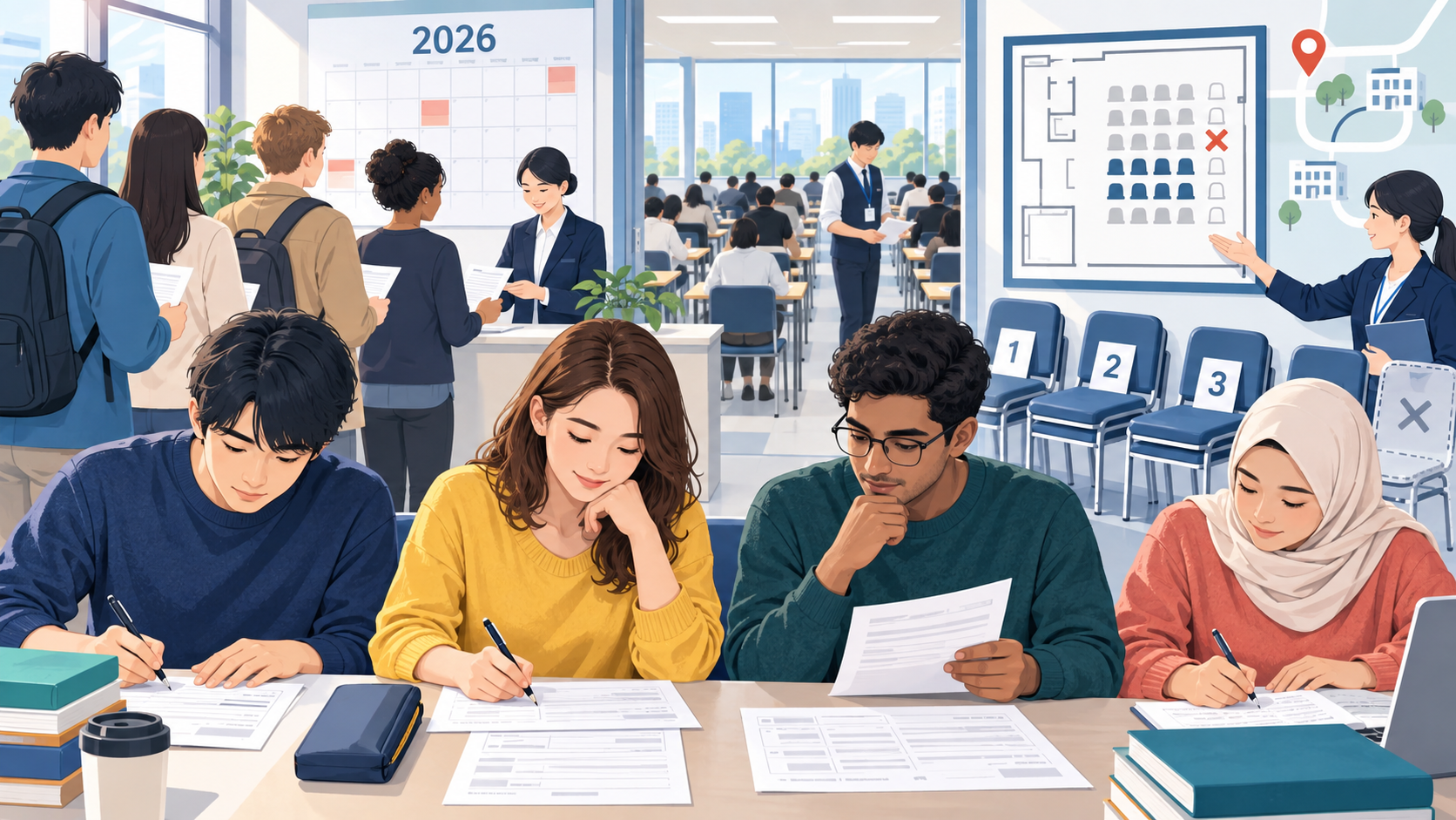 日本語能力試験の応募急増 2026年は会場不足で早期締切も、代替試験の範囲を整理【9月28日】