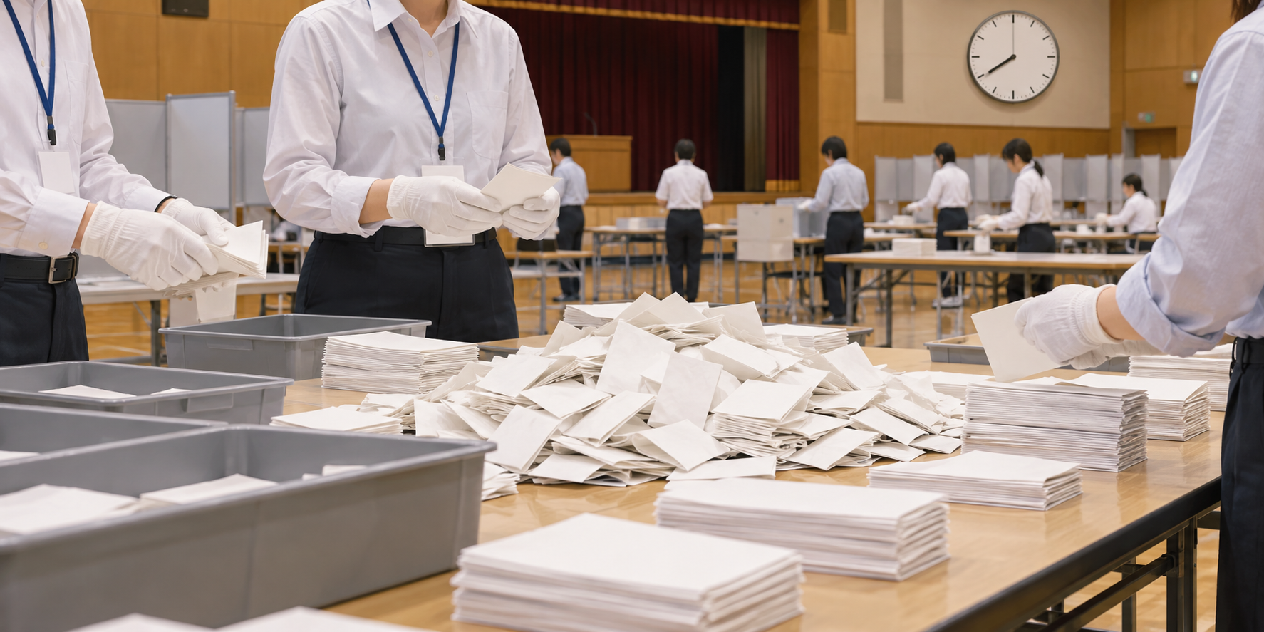 横浜市長選挙2026の結果｜原沢あつみ氏が552,207票で当選、投票率45.56％