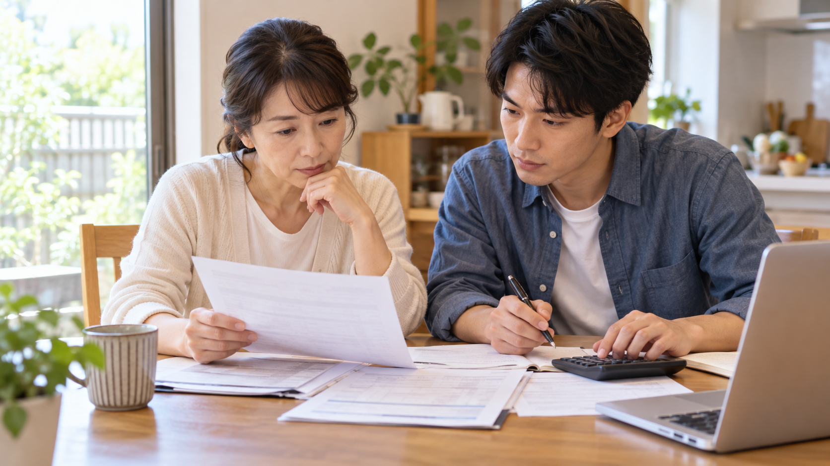 給付付き税額控除の制度と家計の税負担を確認する家族