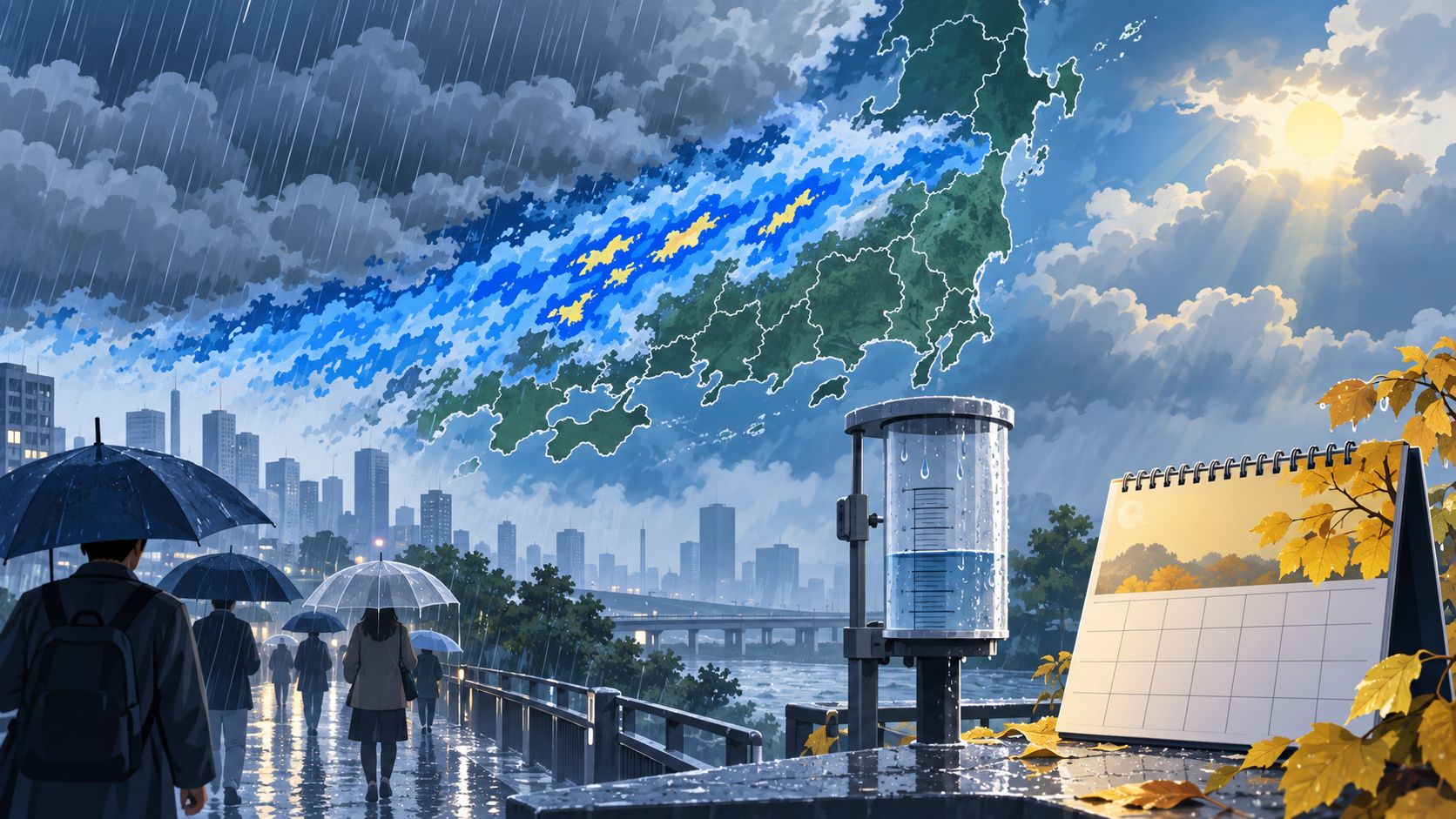9月の東日本太平洋側は過去最多の雨 平年比236%・日照46%、暮らしで確認したい影響【2026年10月】