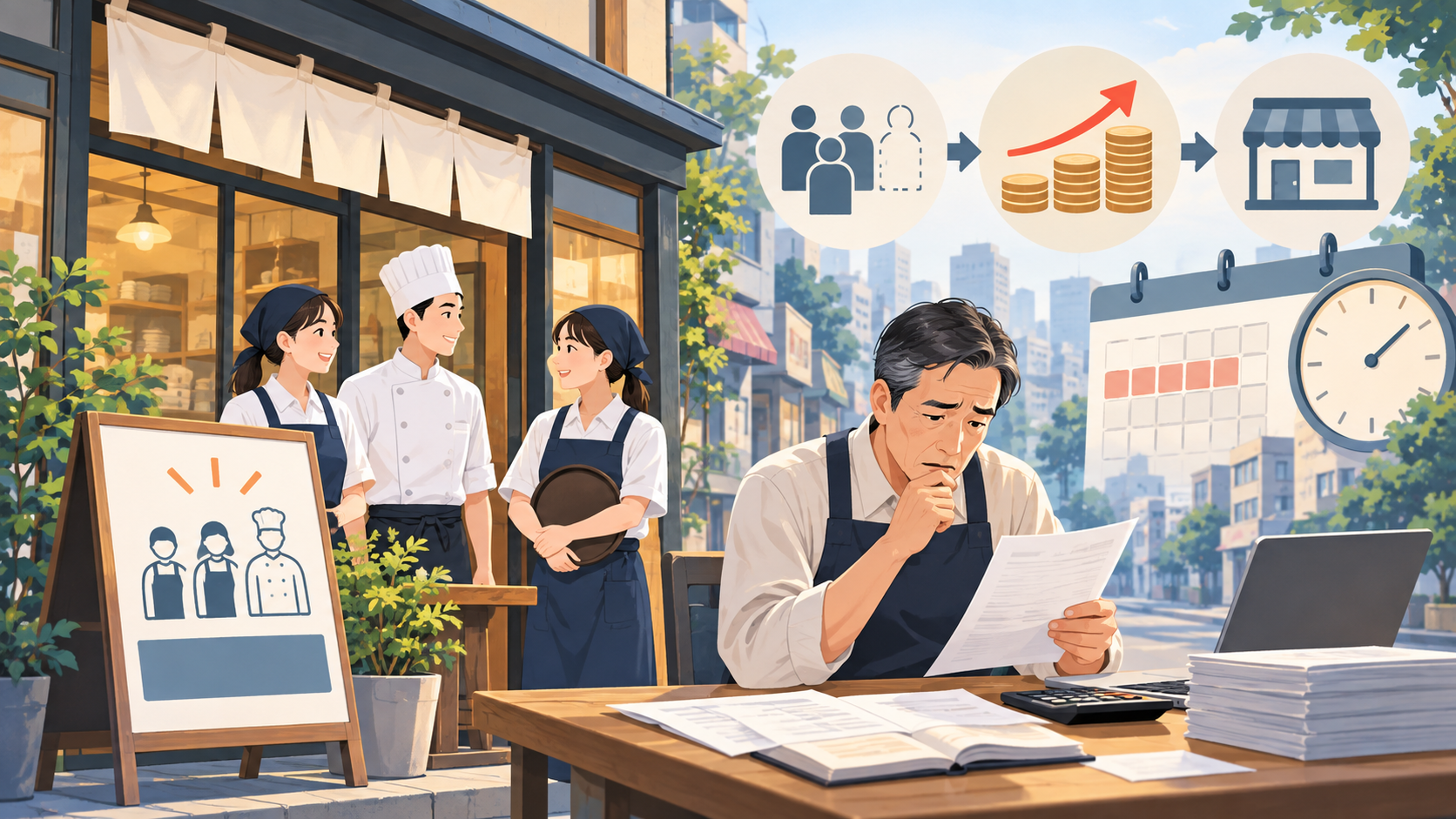 人手不足倒産が年度上半期で過去最多240件 最低賃金引き上げと中小企業の確認点【2026年10月】