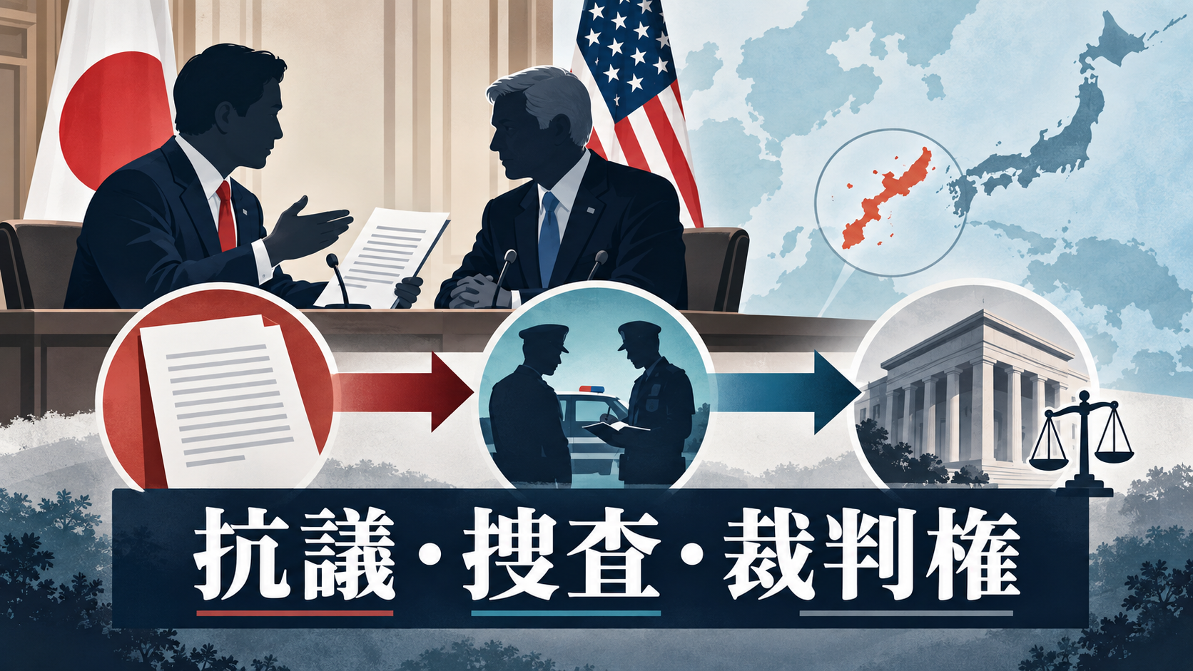 米兵逮捕で外相が米大使に抗議　日米地位協定の捜査・身柄・裁判権を整理【2026年10月4日】