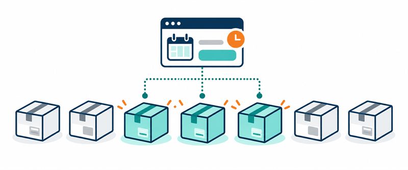 すべての荷物受取人ではなく後払いサービスを利用した一部が対象であることを示す図